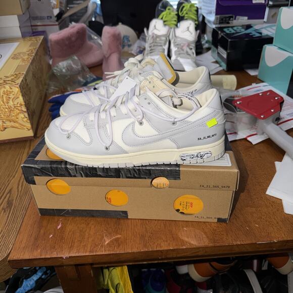 Size 10 - Nike Off-White x Dunk Low Lot 49 of 50 main image 6